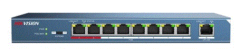 HIKVISION DS-3E0109P-E/M 8+1 10/100 Yönetilemez 8 port poe 58W Metal Kasa