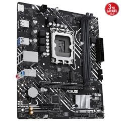 ASUS PRIME H610M-F D4 R2.0 H610 DDR4 (Vga Yok) GLan mATX HDMI USB3 M2 1700p Anakart