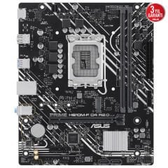 ASUS PRIME H610M-F D4 R2.0 H610 DDR4 (Vga Yok) GLan mATX HDMI USB3 M2 1700p Anakart