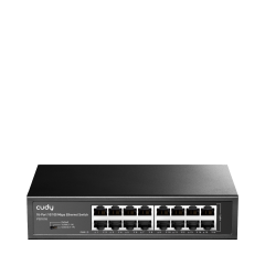 CUDY FS1016 16 Port Mbit Desktop/Rackmount Yönetilemez Metal Kasa Switch