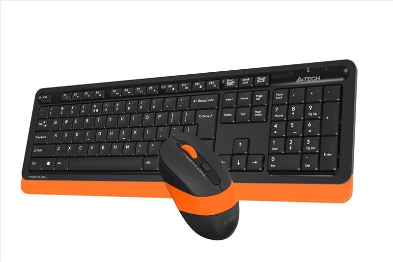 A4 TECH FG1010 Q Türkçe Kablosuz Turuncu 2000dpi Klavye+ Mouse