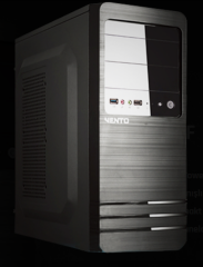 VENTO VS114F 500W Peak Siyah Mid Tower ATX Kasa