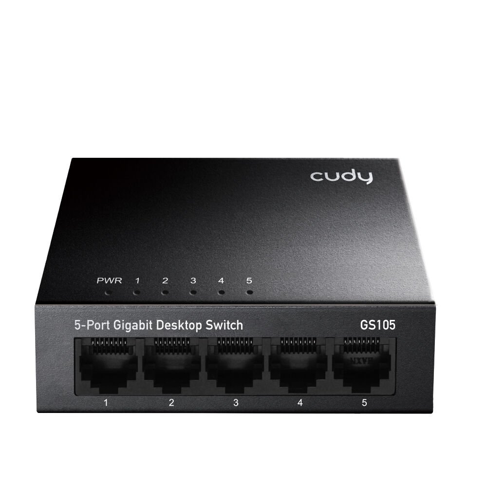 CUDY GS105 5 Port 10/100/1000 Yönetilemez Desktop Metal Kasa Switch