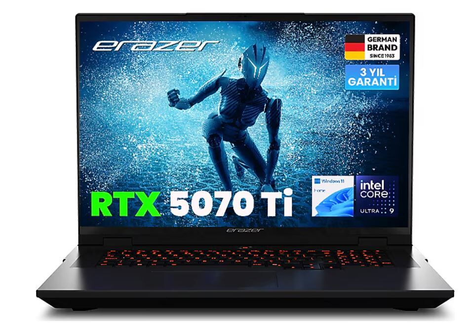ERAZER Beast 18 X1 MD62746 Ultra 9-275HX 32GB 2TB SSD 12GB RTX5070Ti 18'' W11H Notebook