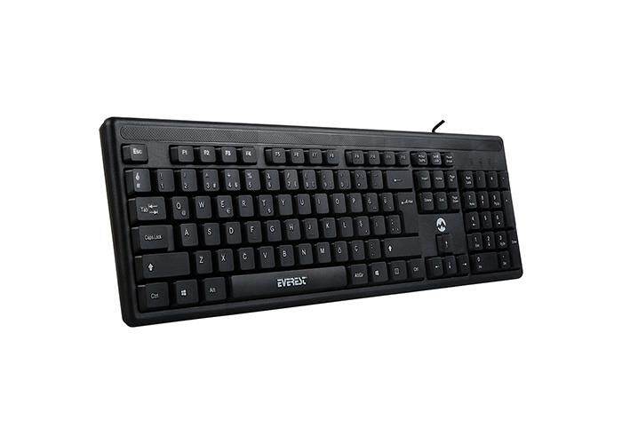 EVEREST KB-1002 Q Türkçe USB Standart Siyah Klavye