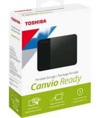TOSHIBA HDTP310EK3AA Canvio Ready 2.5'' 1TB ~ 5.0 Gbit/s USB 3.2 Gen1 Siyah Taşınabilir Harddisk